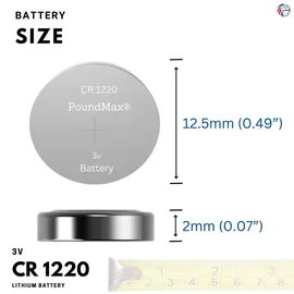 PoundMax CR1220 1050 mAh 5 St.