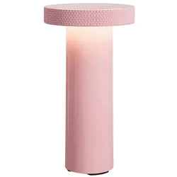 LED-Tischleuchte Volume Musterring pink, 16 cm