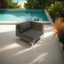 Tectake Villanova Loungeset grau
