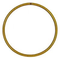 Hoopomania Hula-Hoop-Reifen Sternen Hula Hoop Reifen, Gelb Ø80cm gelb Ø 80 cm