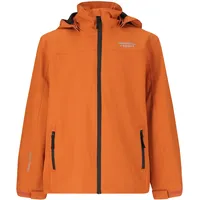 Weather Report Outdoorjacke WEATHER REPORT "Borise Jr.", Kinder, Gr. 152, orange, 90% Polyester, 10% Elasthan, mehrfarbig, normal, hoch geschlossener Ausschnitt, Jacken Outdoorjacke, mit wasserdichter Ausstattung