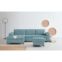 OTTO products Eckcouch Polyester 3-Sitzer Blau
