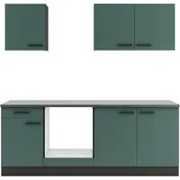 OPTIFIT Küchenzeile Palma 210 cm grün