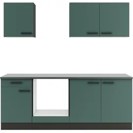 OPTIFIT Küchenzeile Palma 210 cm grün