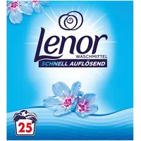 LENOR Waschmittel Pulver, Aprilfrisch Waschpulver, 25 Waschladungen, Hygienische Tiefenreinigung Und Lang Anhaltende Frische