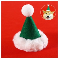 Dekorative Hundekostüm Hund und Katze Weihnachtsschal Kostüme Tierkleid für Weihnachten grün