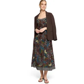 Zero Maxikleid Braun/Petrol 44