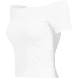 URBAN CLASSICS Damen T-Shirt Weiß L