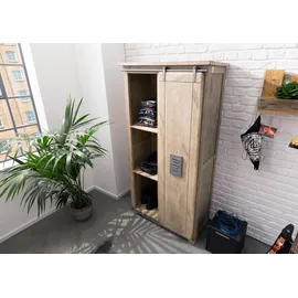 Massivmoebel24 Mango Schrank 100x50x190 beige