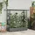 vidaXL Hochbeet mit Rankgitter und Dach 164 x 40 x 123 cm Hellgrau