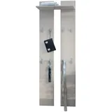 Vladon Garderobenpaneel, Sand, Holzwerkstoff, 57x170x20 cm, Garderobe, Garderobenpaneele, Garderobenpaneele
