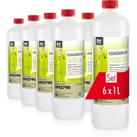 Höfer Chemie Essigsäure 6 x 1 l