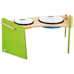 Nino Percussion Hand Drum Pair With Stand - Handtrommel