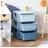 Homcom Spielzeugtruhe 37 x 37 x 56,5 cm Blau