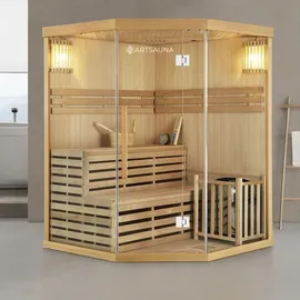 Artsauna Espoo150 Premium inkl. 6 kW Ofen + int. Steuerung