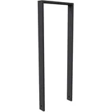 Schake Ahnlehnbügel ohne Querholm, 1.200 mm x 450 mm Eisengrau