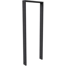 Schake Ahnlehnbügel ohne Querholm, 1.200 mm x 450 mm Eisengrau