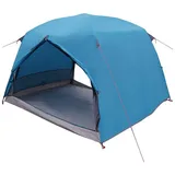 vidaXL Trekkingzelt Blau 2-Personen 185T Polyester mit PU-Beschichtung