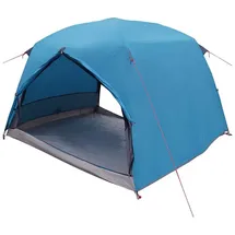 vidaXL Trekkingzelt Blau 2-Personen 185T Polyester mit PU-Beschichtung