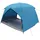 vidaXL Trekkingzelt Blau 2-Personen 185T Polyester mit PU-Beschichtung