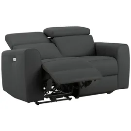 Home Affaire Couch Kunstleder 2-Sitzer Grau