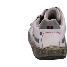 Mustang Damen Schnürschuh Halbschuh Reißverschluss Schnürung 1290-302, Größe:39 EU, Farbe:Weiß - Weiß - 39