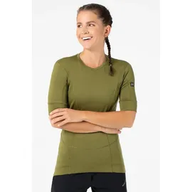 super.natural Merino Fahrradtrikot W GRAVA TEE in oliv | Gr.: L