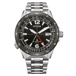 Citizen NB6046-59E Promaster Sky Herrenuhr Automatik GMT Stahl/Schwarz
