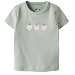 name it T-Shirt Nbfvubie Aqua Gray Apple, 62