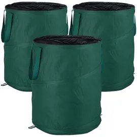 Relaxdays Gartensack selbststehend, ∅: 55 cm, grün