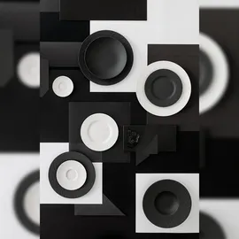 Villeroy & Boch Manufacture Rock Teller-Set 4-teilig schwarz