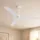 GLOBO Ferro 142 cm Deckenventilator metall weiß
