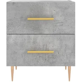 vidaXL Nachttisch Betongrau 40x35x47,5 cm Holzwerkstoff