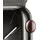 Apple Watch Series 9 GPS + Cellular 41 mm Edelstahlgehäuse graphit, Milanaise Armband graphit M/L