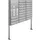 AL Briefkastensysteme 21 Fach Premium Edelstahl Stand Briefkasten Anlage mit Klingeln, Post A4, modern, robust, wetterfest, Artikelnummer: 132T21S3KS