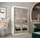 abiks möbel Schwebetürenschrank Promo 120 x 200 x 62 cm Weiß