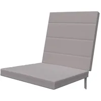 SUN GARDEN Sesselauflage 48 x 46 x 4 cm grau 2 St.