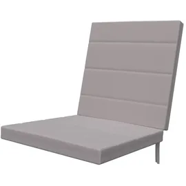 SUN GARDEN Sesselauflage 48 x 46 x 4 cm grau 2 St.
