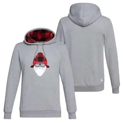 STIHL XMAS Hoodie grau sorgt für wohlige Wärme mit Motiv