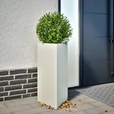 vidaXL Pflanzkübel 40 x 34,5 x 70 cm Weiß