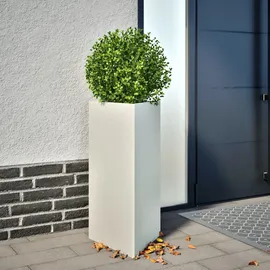 vidaXL Pflanzkübel 40 x 34,5 x 70 cm Weiß