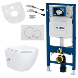 Geberit Taharet Wand-WC mit WC-Sitz Weiß