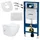 Geberit Taharet Wand-WC mit WC-Sitz Weiß