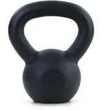 10 kg Gusseisen Kettlebell Kugelhantel Premium Schwunghantel Schwarz