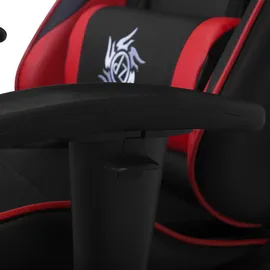 Beliani Victory Gaming-Stuhl Schwarz/Rot für PC