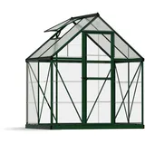 Alu grün Polycarbonat 0,7 mm/Dach HKP 4 mm 2,3 m2 inkl. Stahlfundament