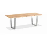 Niehoff Solid Gartentisch 240 x 95 x 76 cm Edelstahl/Weiß