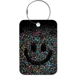 Tag-It Gepäckanhänger  9 cm - Smiley - Bunt
