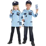 amscan 9901809 Unisex Polizei Kostüm Kit Alter 4-6 Jahre - 1 Stück