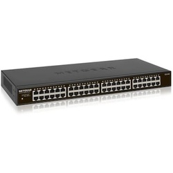 Netgear GS348 48x Gigabit Switch 10/100/1000MBit Metallgehäuse Befestigungskit